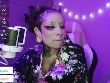 vainilla_l — Current Goal: Ahegao  at 25 tokens -- Pvt is open  #goth #saliva #squirt #cosplay #bigass