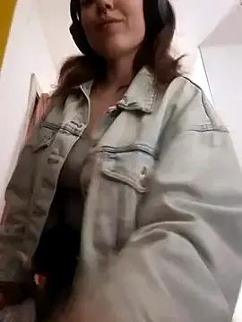 Bella_Gloria — Opening the curtain and fingering